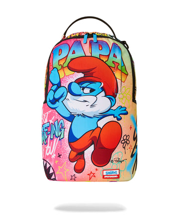 Sprayground Backpack PAPA SMURF ON THE RUN BACKPACK Multicolor