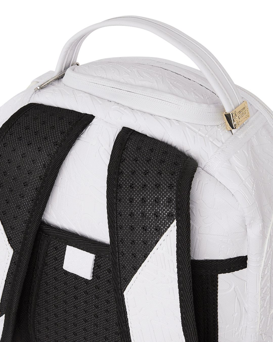 WHITE SCRIBBLE BACKPACK