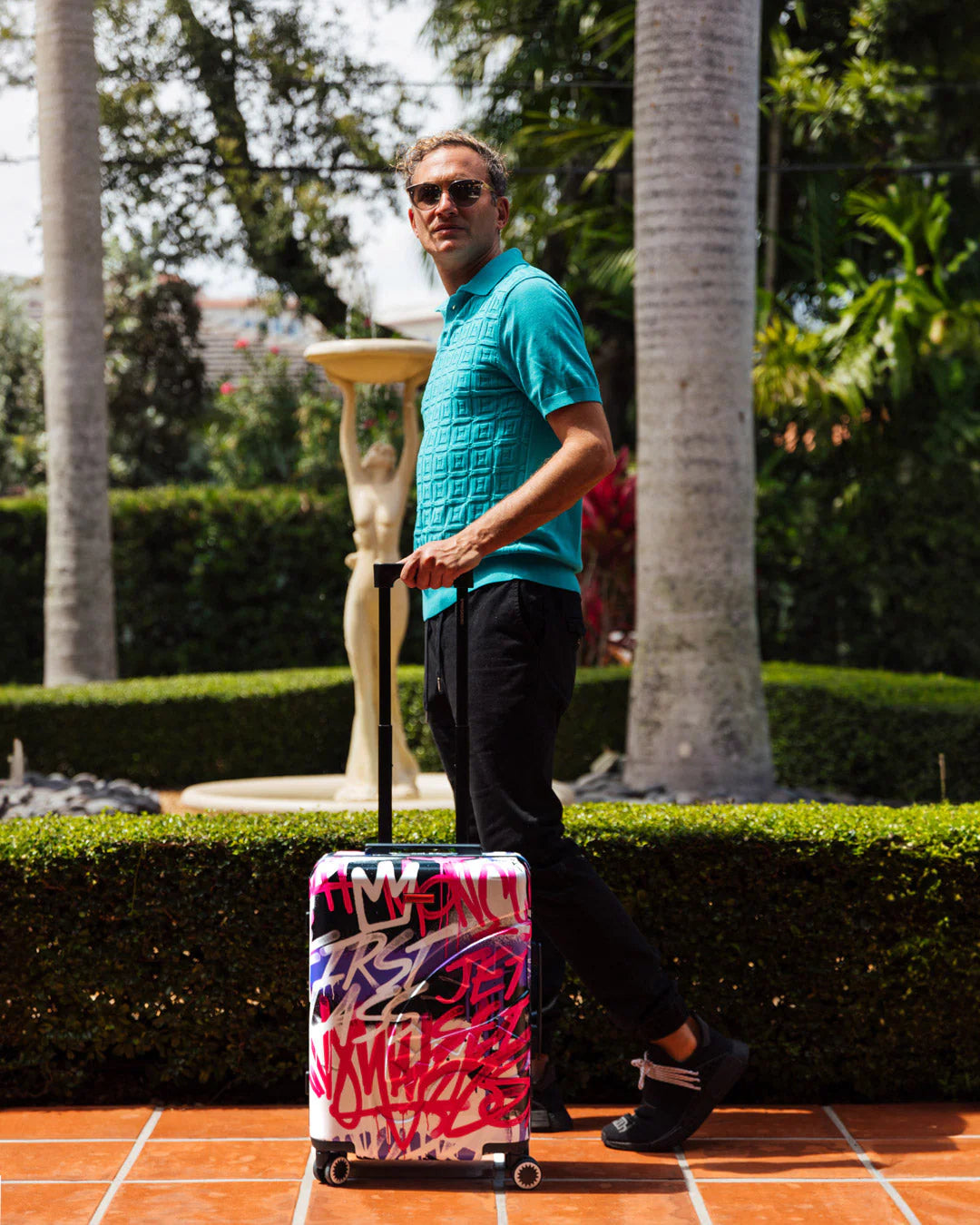 Luggage Sprayground Vandal Couture Carry On Luggage