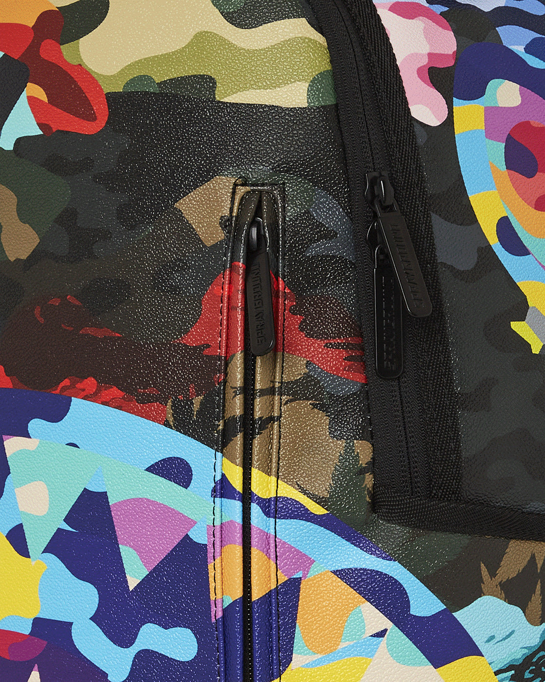 SLICED AND DICED CAMO BACKPACK