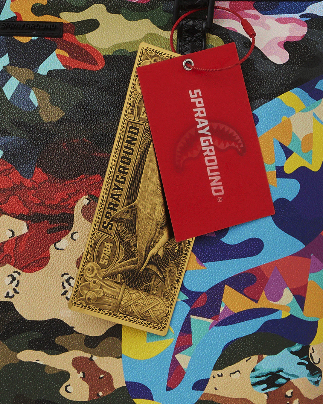 SLICED AND DICED CAMO TOTE