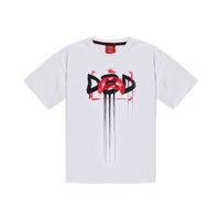 Shark Stencil Over T-shirt