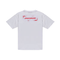 Shark Stencil Over T-shirt
