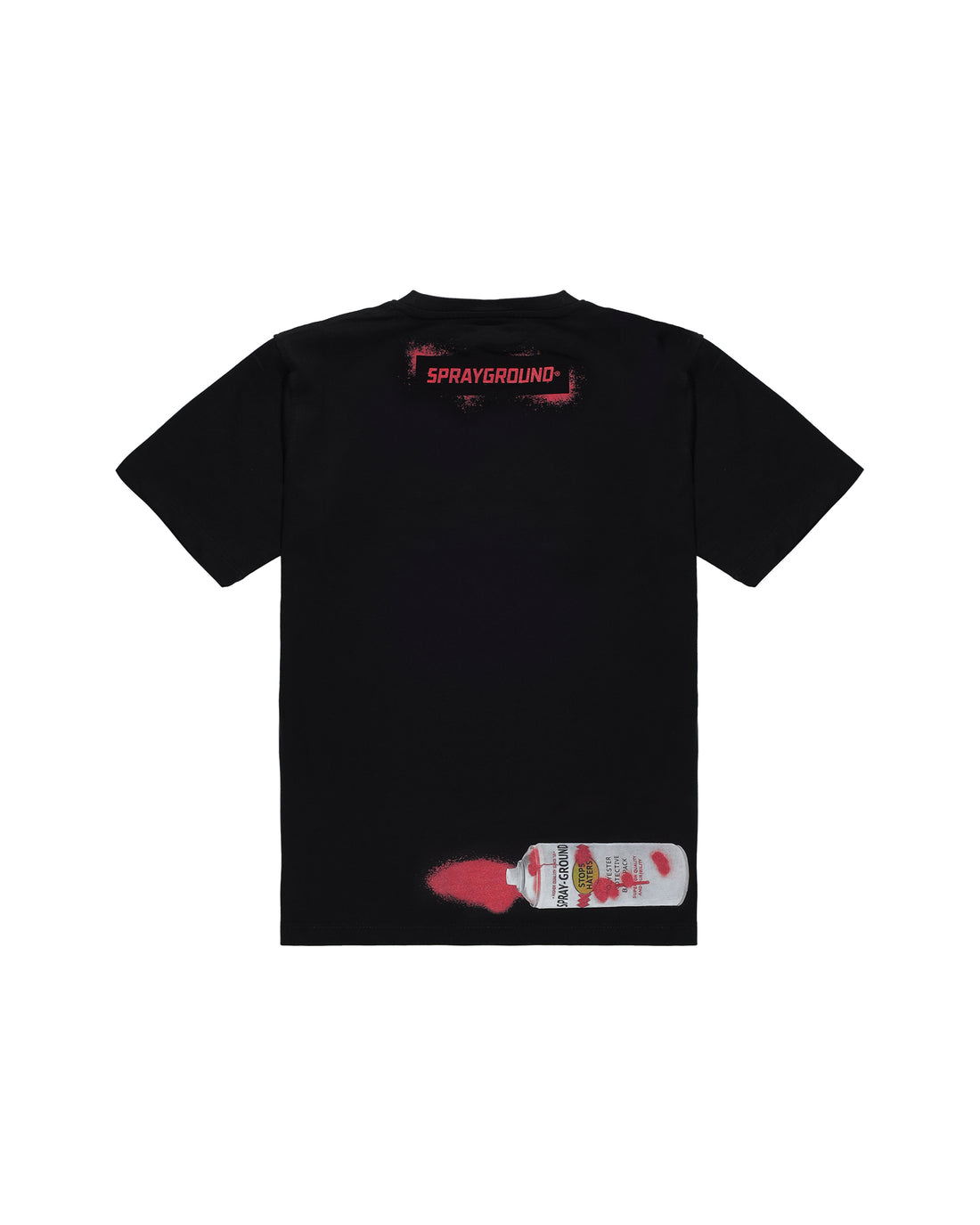 Niño / Niña  - Shark Paint Over T-shirt Blk