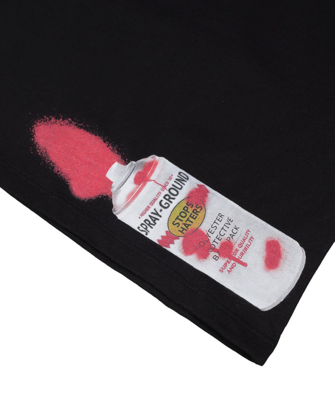 Niño / Niña  - Shark Paint Over T-shirt Blk