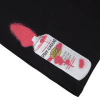Shark Paint Over T-shirt Blk