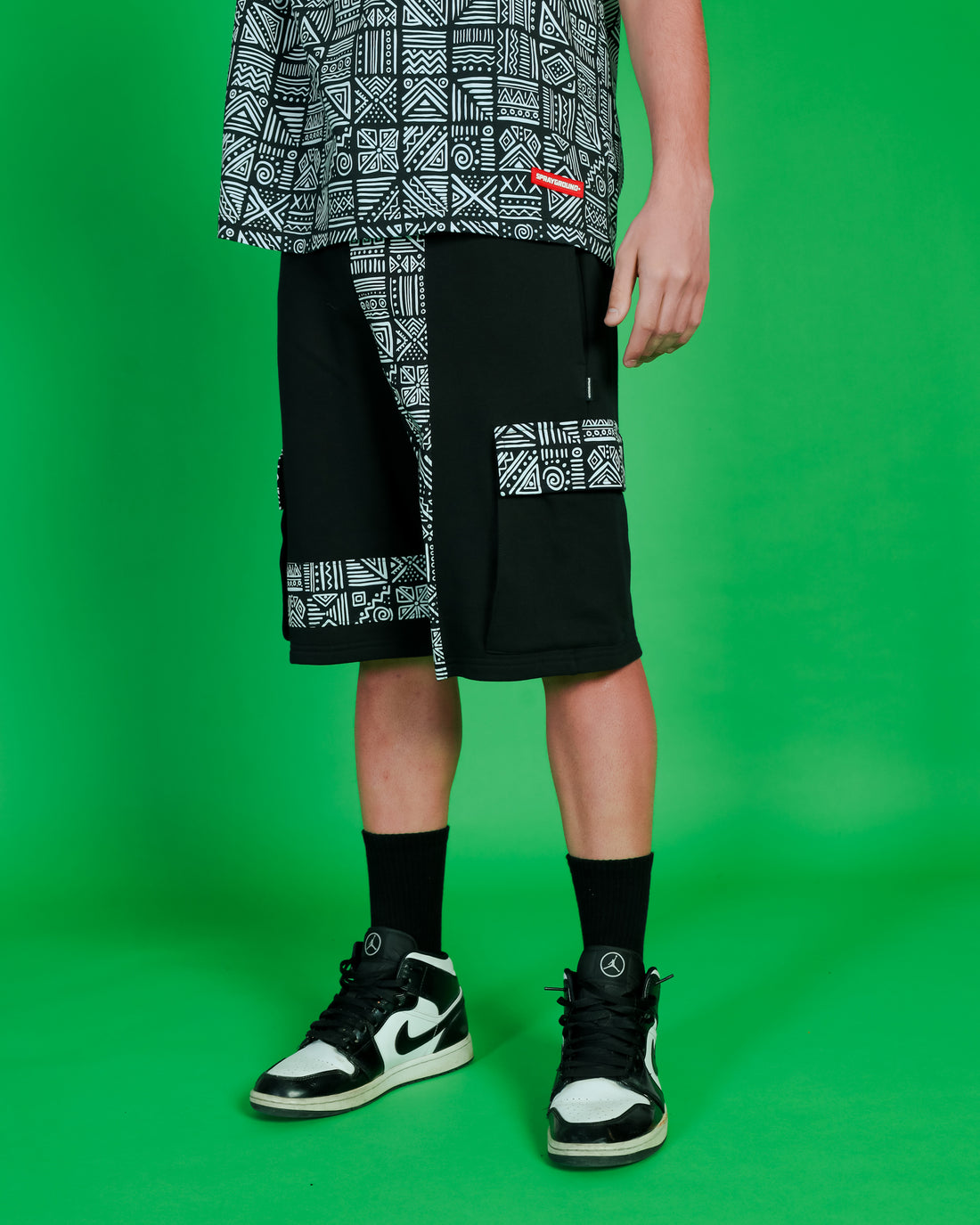 A.I. COUTURE CARGO SHORTS