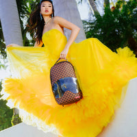 CLEAR RUBBER SHARKS IN PARIS DLXSV BACKPACK