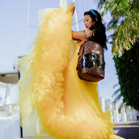 CLEAR RUBBER SHARKS IN PARIS DLXSV BACKPACK