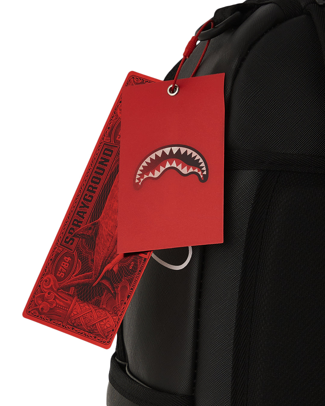 SHARK CENTRAL BLACK OUTLINE DLXSV BACKPACK