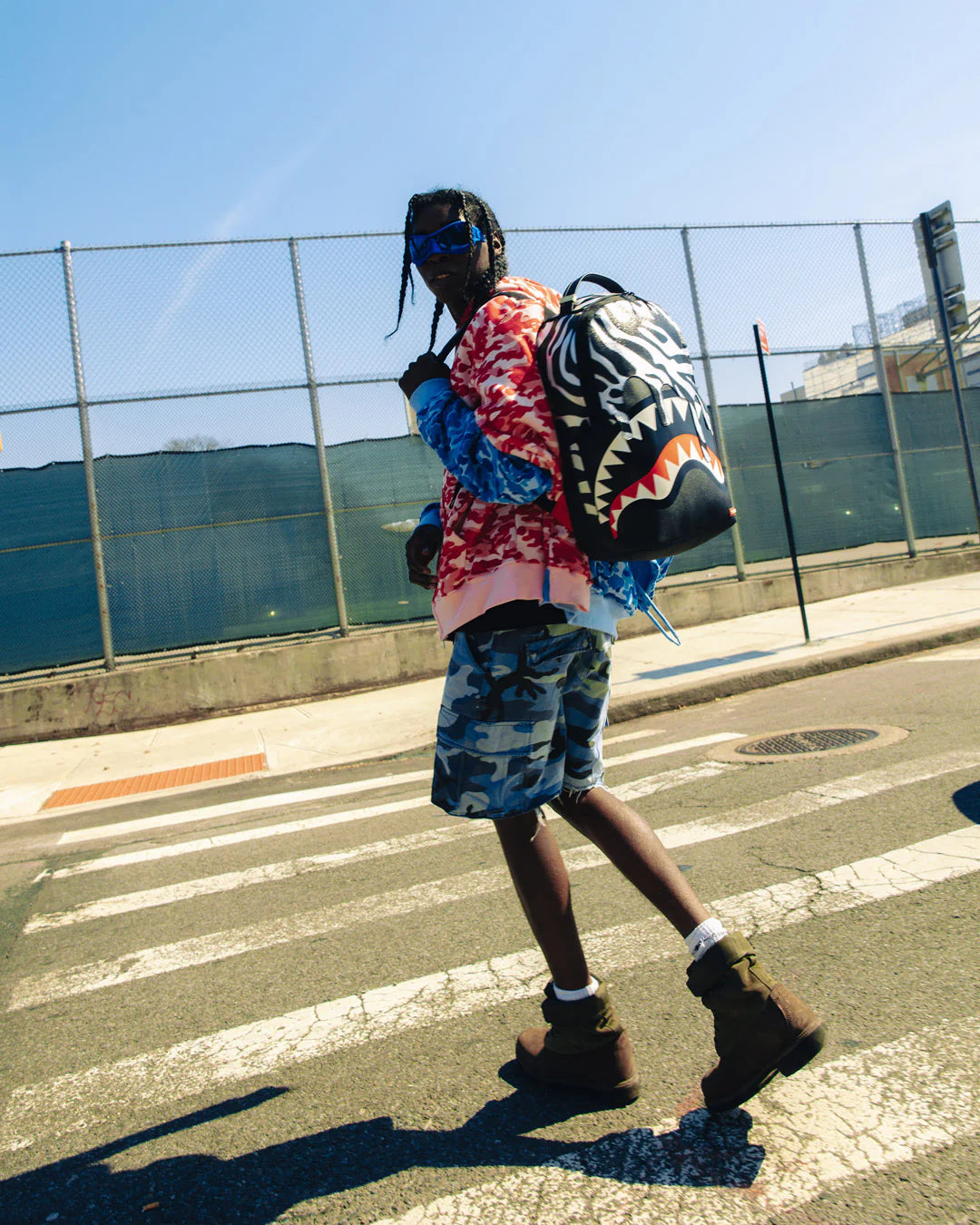 Backpack Sprayground Zebra Drip Dlxsv Backpack