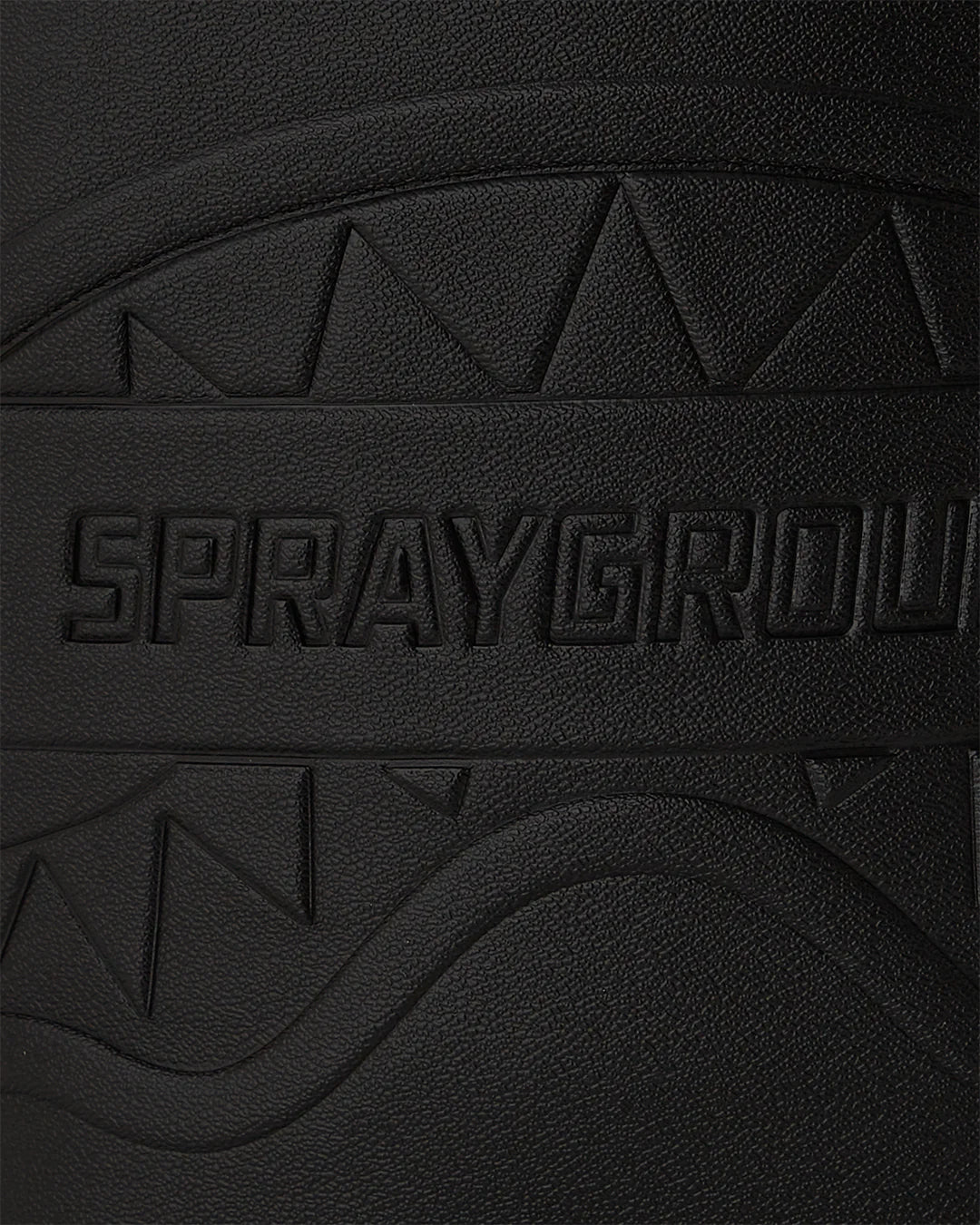 Shark Smash Logo Black Dlxs Embossed Backpack