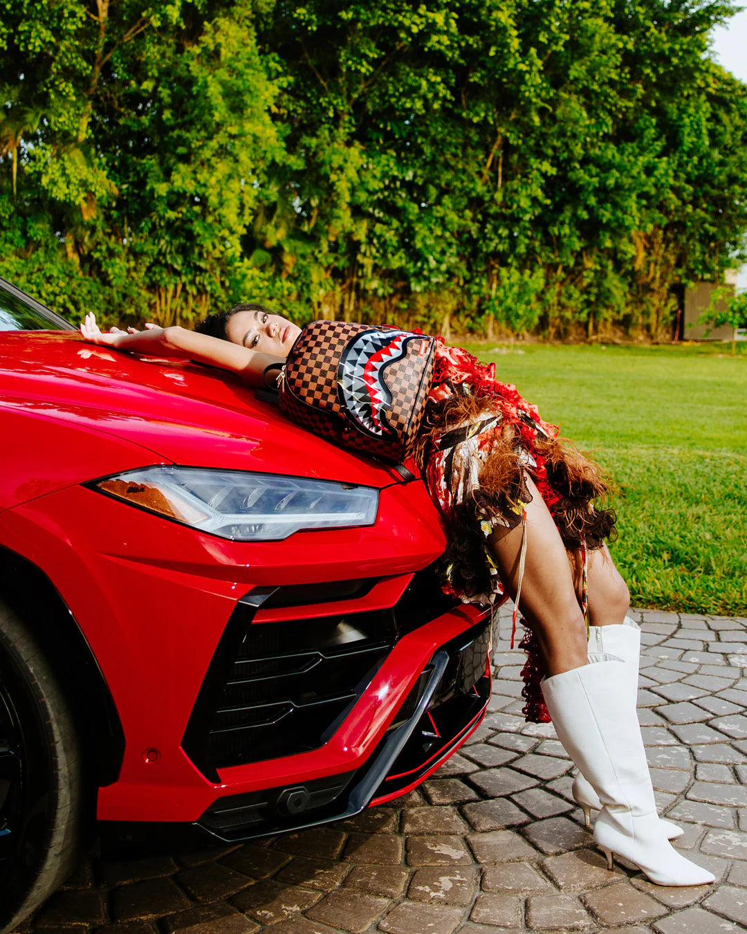 SHARKS IN PARIS LENTICULAR CHOMP SAVAGE BACKPACK