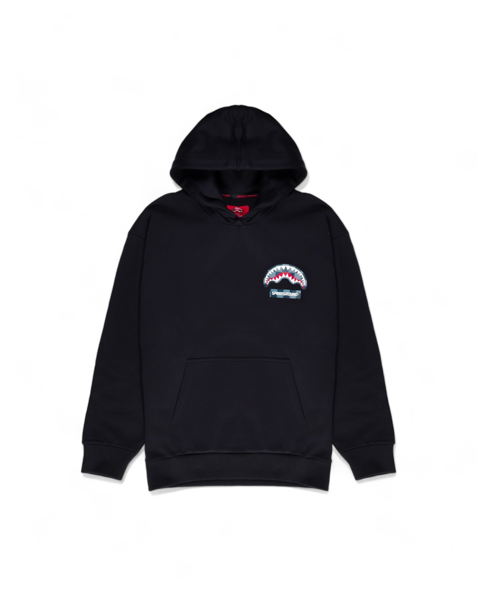 PEDRO スーパーヘドHOODIE Mサイズ Hoodie Sprayground Checkered Shark Hoodie Blk