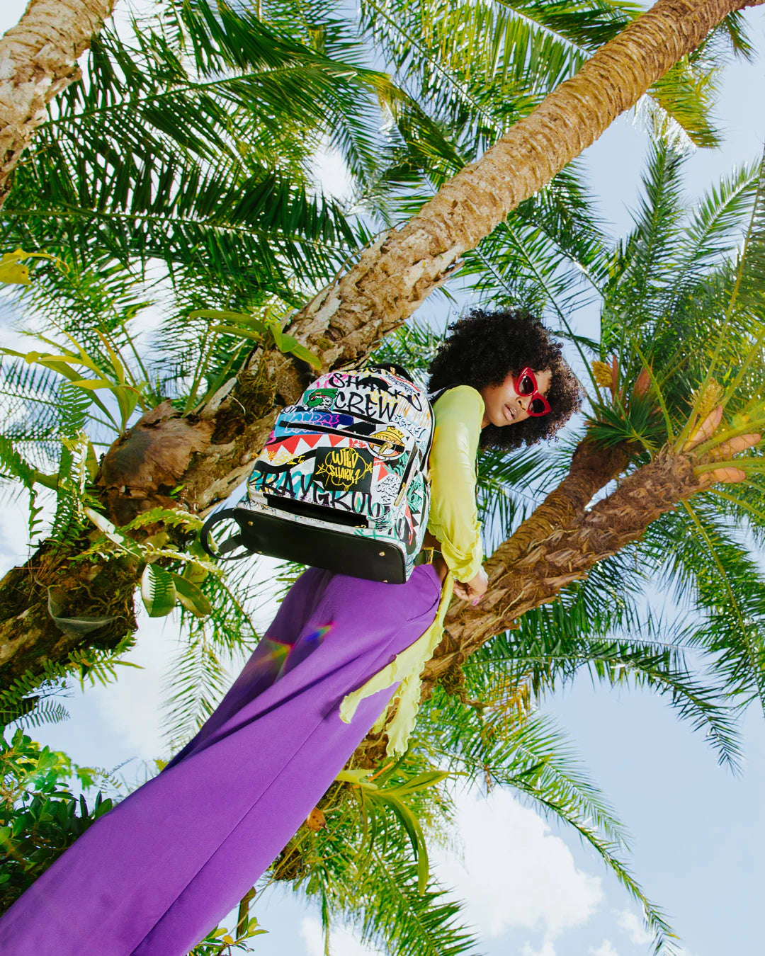 Backpack Sprayground Sip The Rizz Cream Chateau Backpack