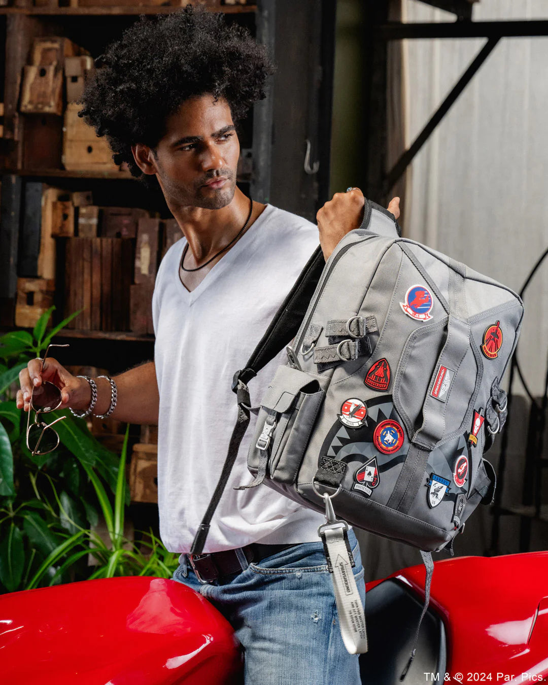 Top Gun Patches Dlx Backpack