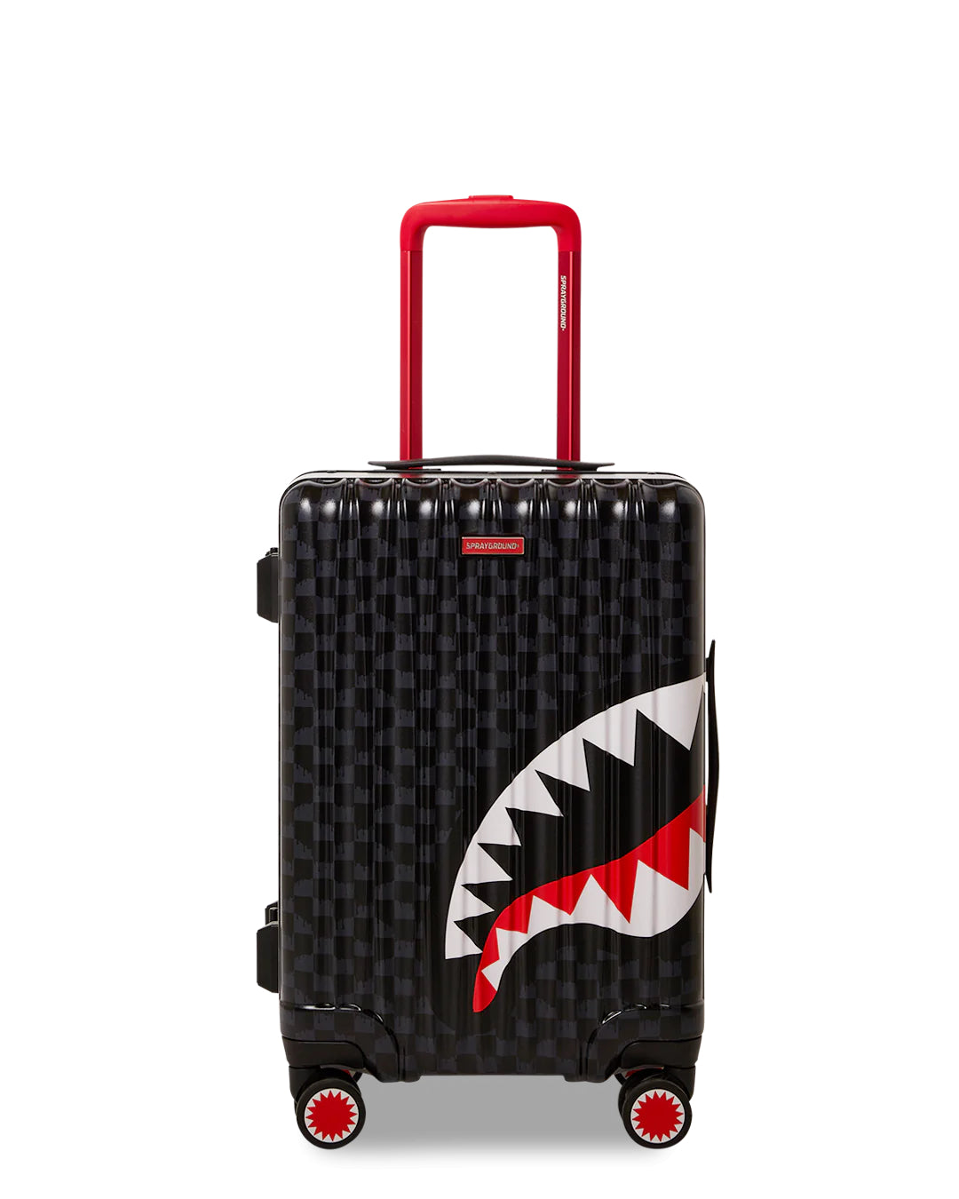 Luggage Sprayground Drip Check Shark Hardshell Carryon