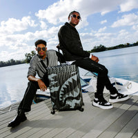 Split Up Camo Tear Large Hard Luggage