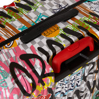 Sip The Rizz Cream Large Hardshell Luggage