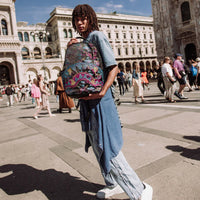 Embroidered Dragons Backpack
