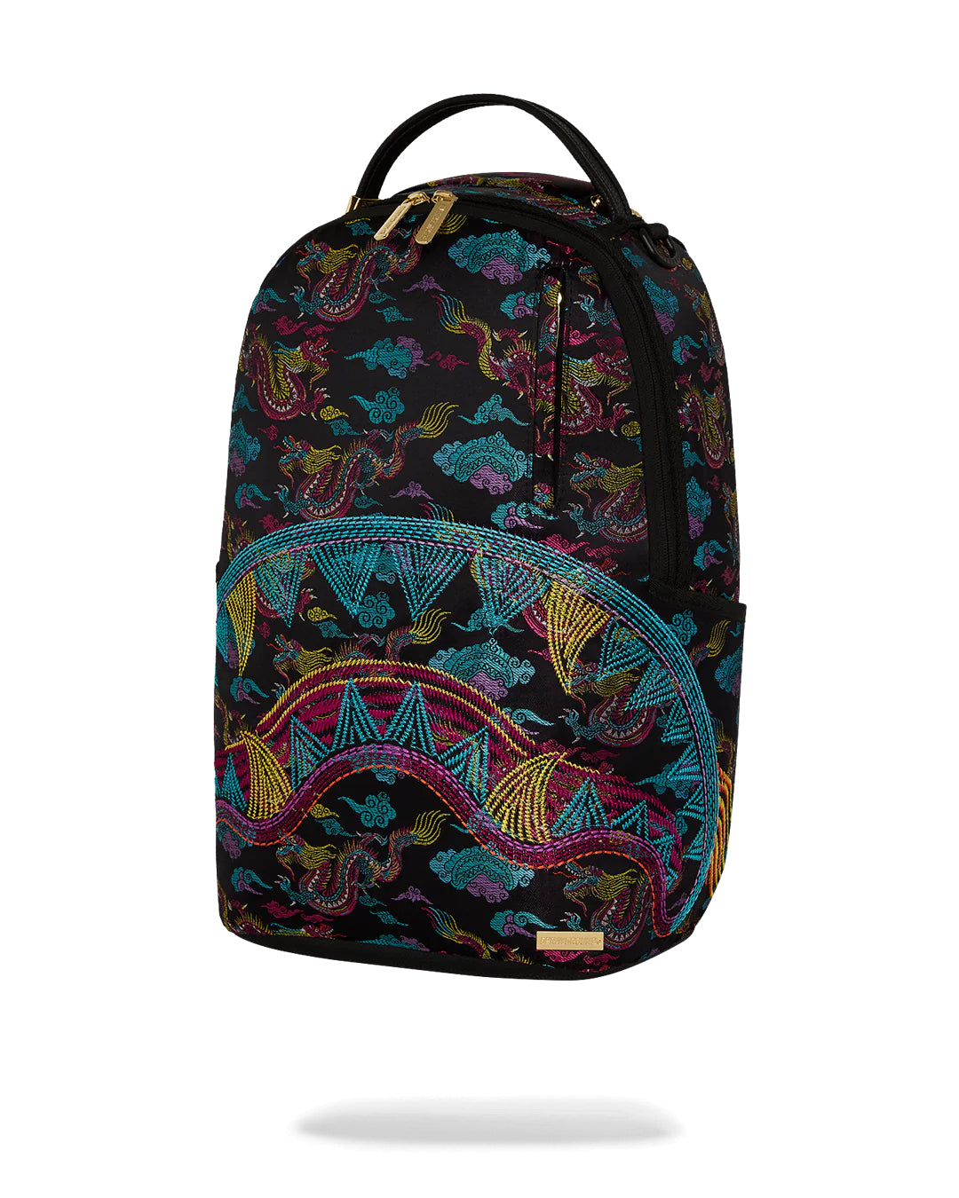 Embroidered Dragons Backpack