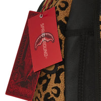 CHENILLE CHEETAH BACKPACK