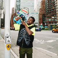 Blue Zombie Shark Backpack