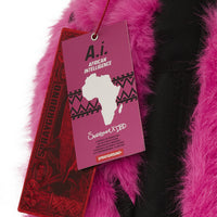 A.i. Pink Fur Backpack