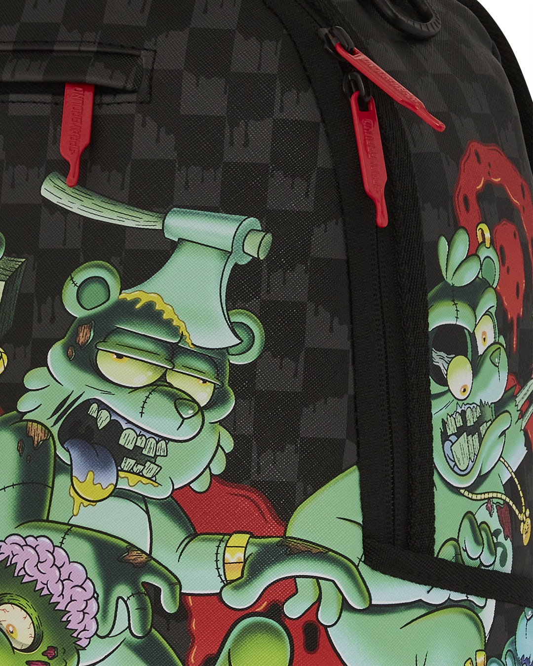 ZOMBIE BEARS GREY BACKPACK