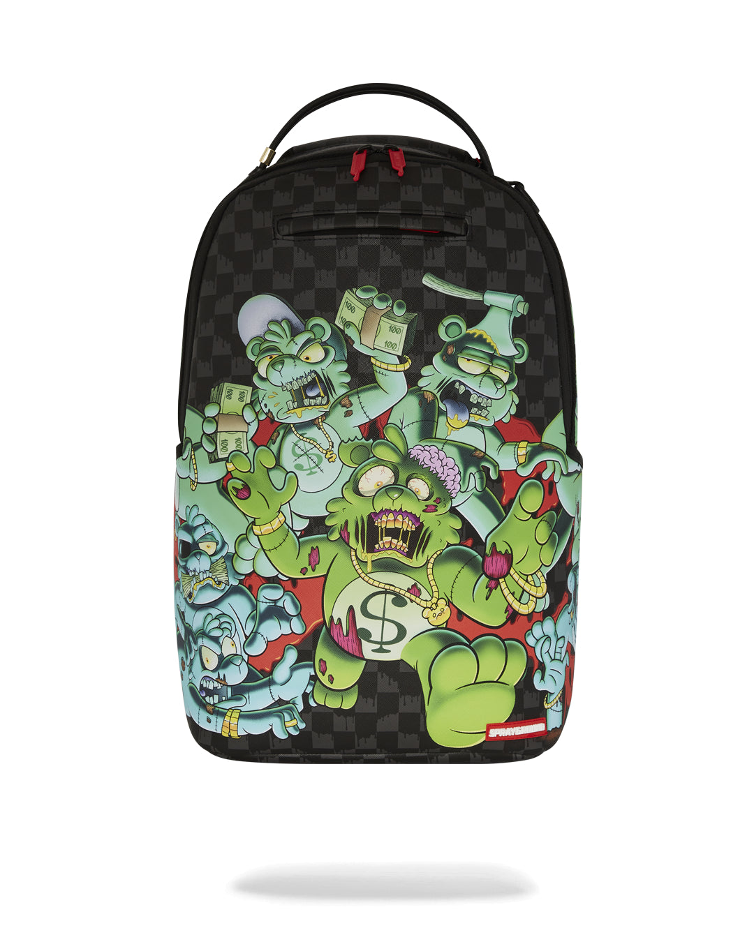 ZOMBIE BEARS GREY BACKPACK