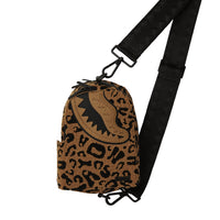 Chenille Cheetah Backpack Sling
