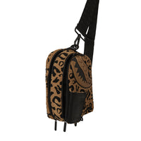 Chenille Cheetah Backpack Sling
