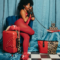 Split Cheetah Carry-on Luggage