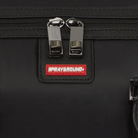 Black Puffer Grey Check Duffle