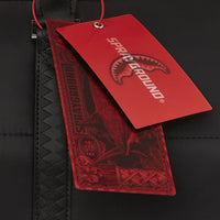 Black Puffer Grey Check Duffle