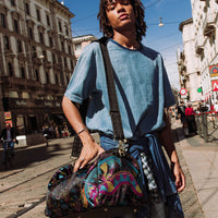 Embroidered Dragons Duffle