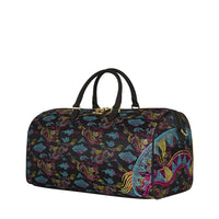 Embroidered Dragons Duffle