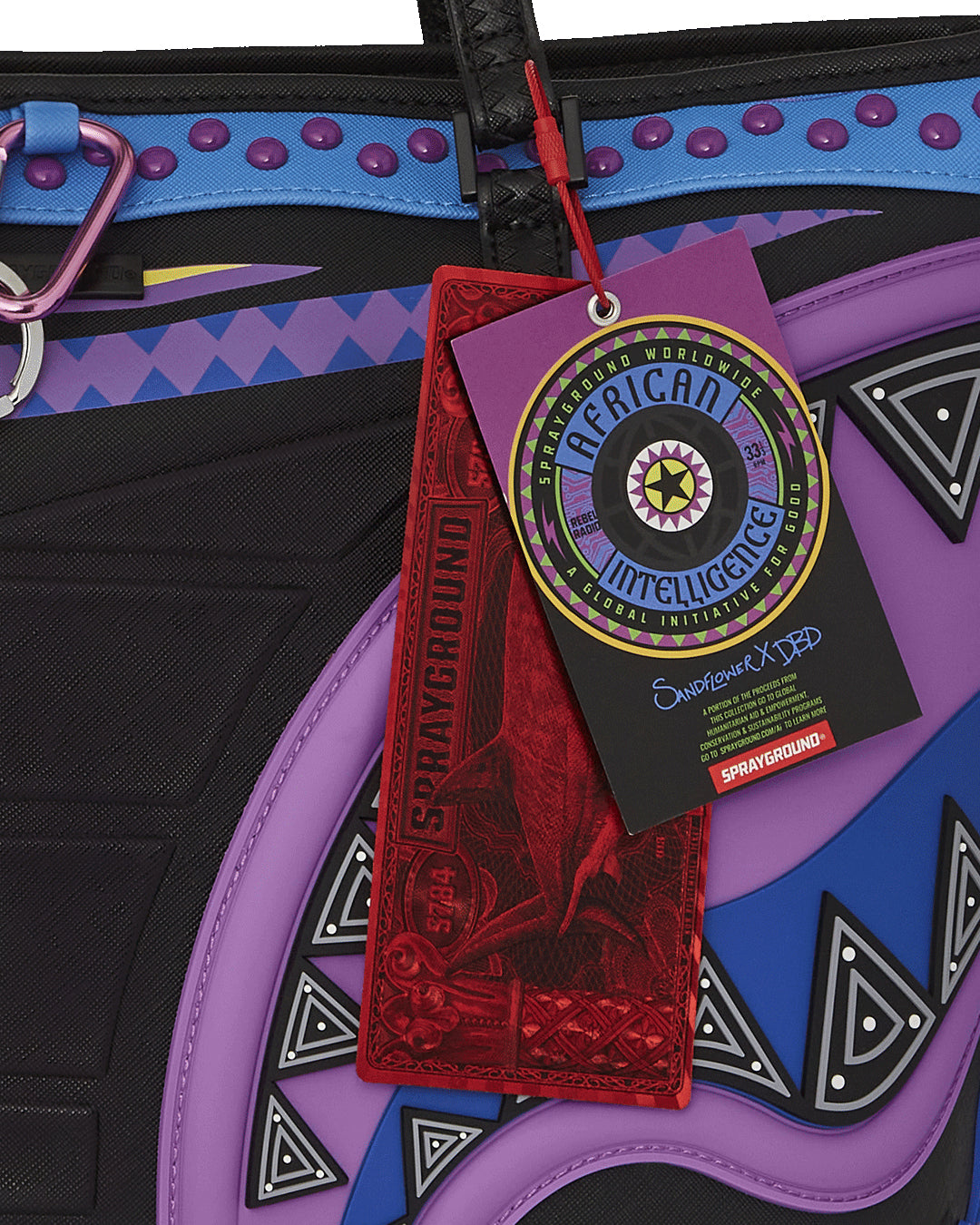 A.I. PURPLE WONDERLAND TOTE