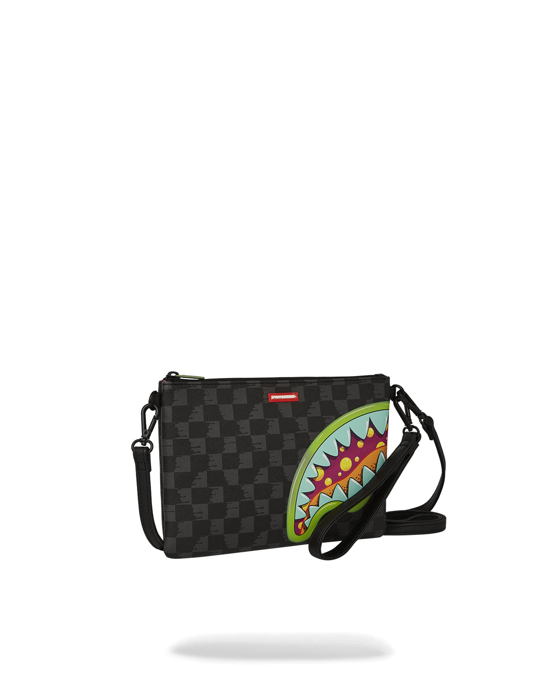 Pochette De Soirée Sprayground Slime - Édition Limitée à Carreaux - Neuve Avec étiquettes