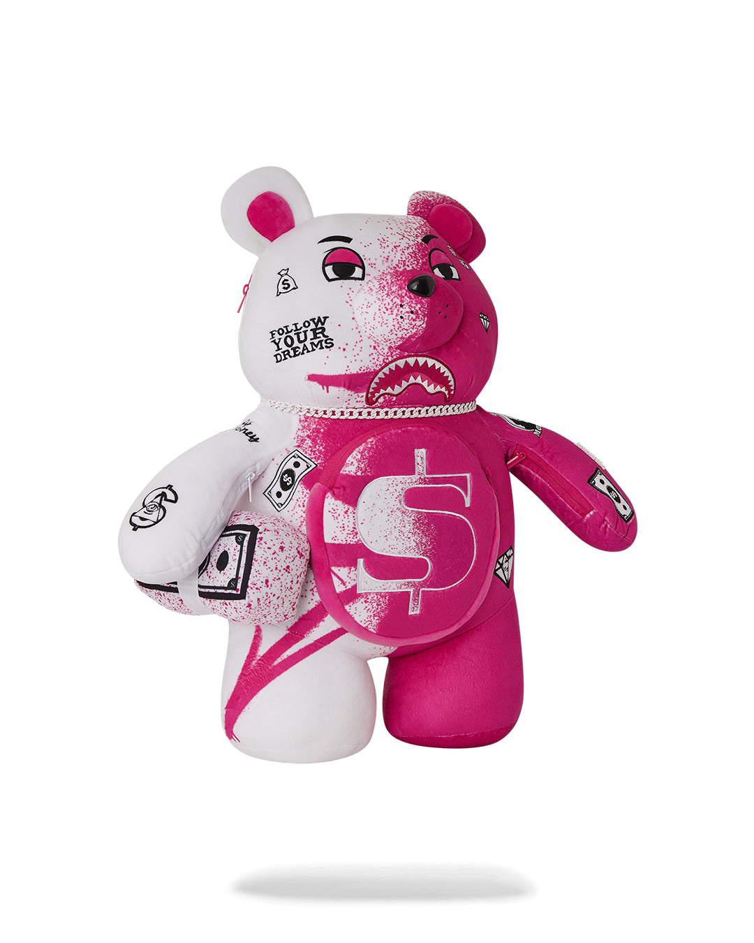 SPRAYGROUND ぬいぐるみ クマ ピンク Sprayground PINK VANDAL TEDDY BEAR