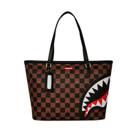 PEEKING CHARACTER CHECK TOTE