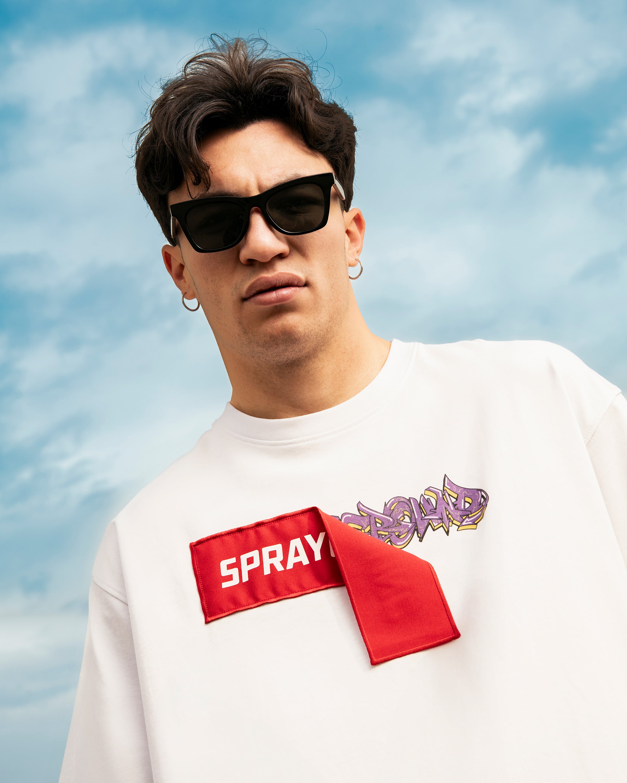 Sprayground GRAFFITI UNDER COVER BOXY T-SHIRT