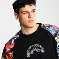 ALL THE SHARK RAGLAN OVER T-SHIRT