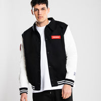 DETACH AND STICK IT VARSITY JACKET