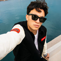 DETACH AND STICK IT VARSITY JACKET