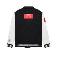 DETACH AND STICK IT VARSITY JACKET