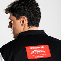 DETACH AND STICK IT VARSITY JACKET