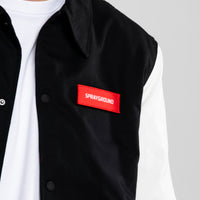 DETACH AND STICK IT VARSITY JACKET