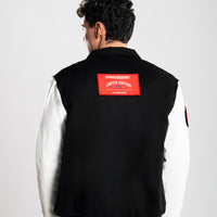 DETACH AND STICK IT VARSITY JACKET