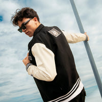 DETACH AND STICK IT VARSITY JACKET
